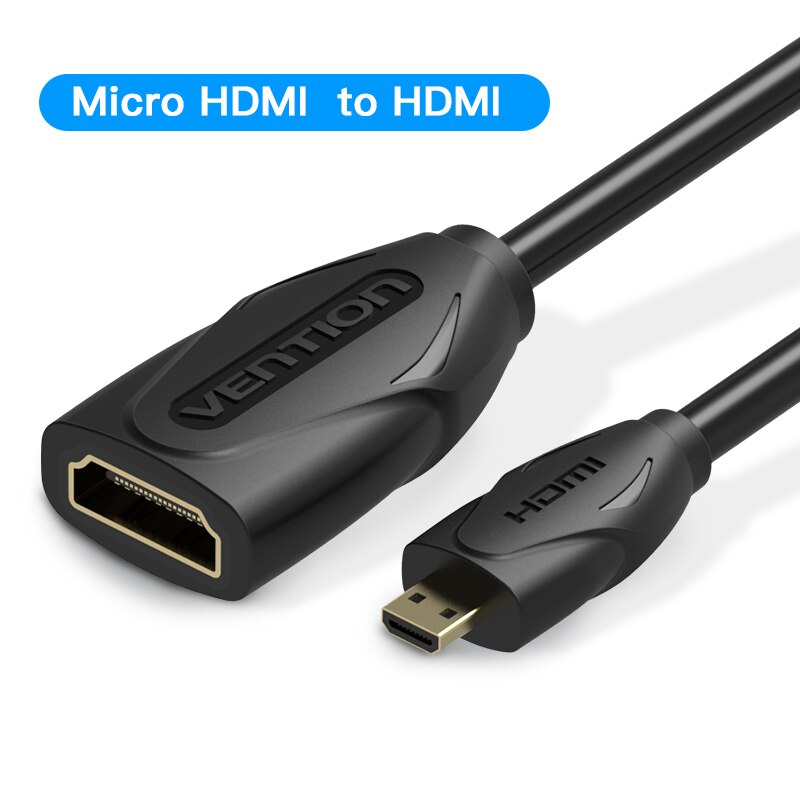 HDMI Extension Cable Micro Mini HDMI Male to Female Cable Converter Extender