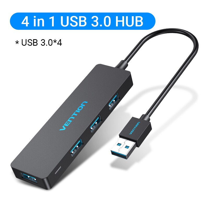 USB Hub 3.0 Multi USB Splitter 4 USB Port 3.0 2.0 with Micro Charge Power PC Hub