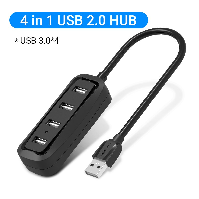 USB Hub 3.0 Multi USB Splitter 4 USB Port 3.0 2.0 with Micro Charge Power PC Hub