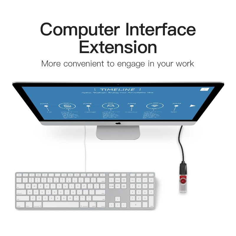 USB2.0 3.0 Extension Cable Male to Female Extender Cable Fast Speed USB3.0 Cable Extended