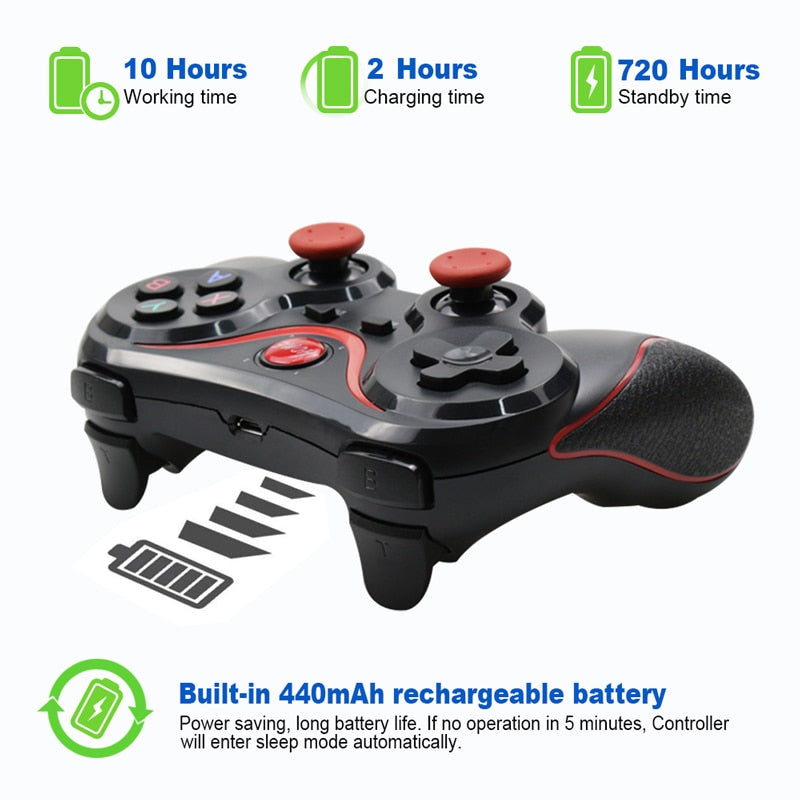 Wholesale Terios T3 X3 Wireless Joystick Gamepad Game Controller bluetooth BT3.0 Joystick For Mobile