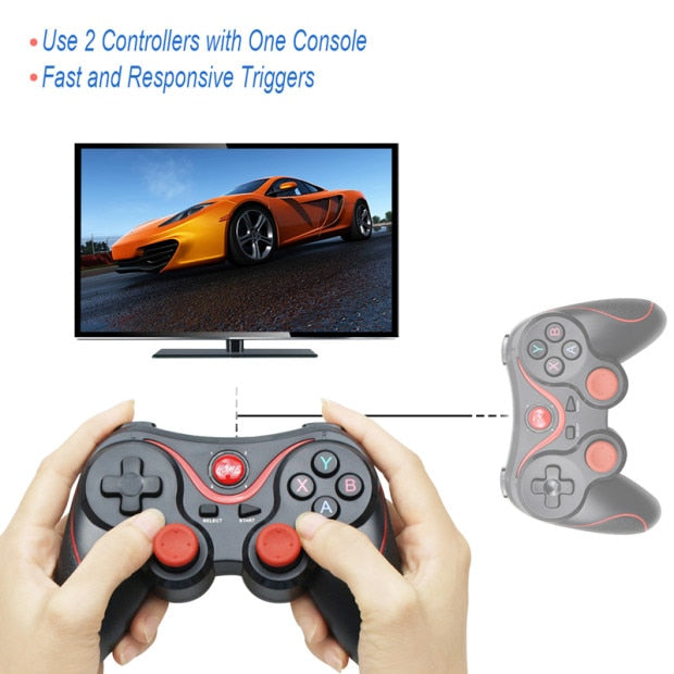 Wholesale Terios T3 X3 Wireless Joystick Gamepad Game Controller bluetooth BT3.0 Joystick For Mobile