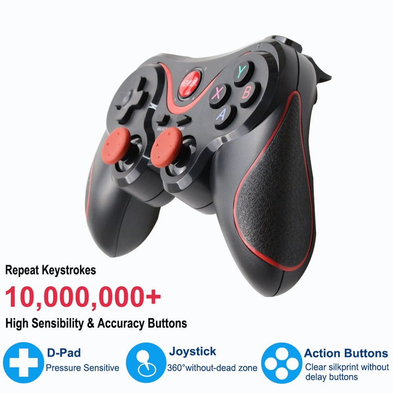 Wholesale Terios T3 X3 Wireless Joystick Gamepad Game Controller bluetooth BT3.0 Joystick For Mobile