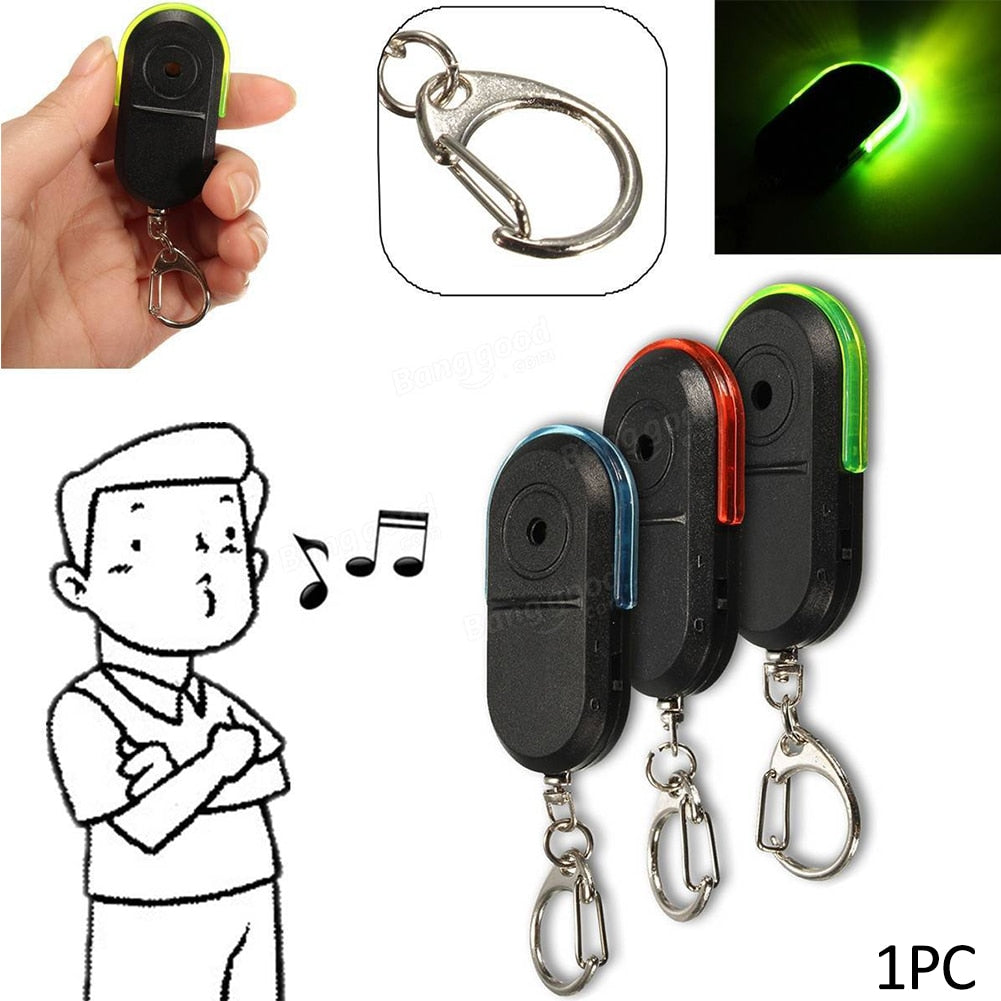 Wireless Anti-Lost Alarm Key Finder Locator Keychain Sound with LED Light Mini Anti Lost Key Finder