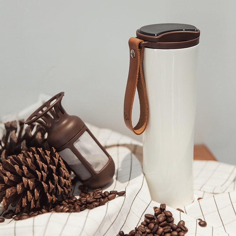 Xiaomi Travel Mug Moka Smart Coffee Tumbler Vacuum Insulation Bottle Touch Temperature Display