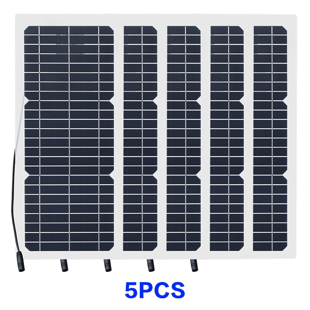 Xinpuguang 12v 10w Transparent semi-flexible silicon Monocrystalline solar panel cell DC module