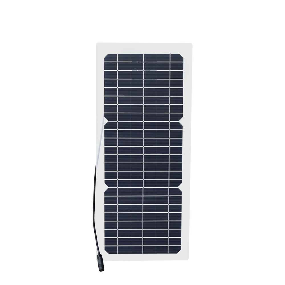 Xinpuguang 12v 10w Transparent semi-flexible silicon Monocrystalline solar panel cell DC module