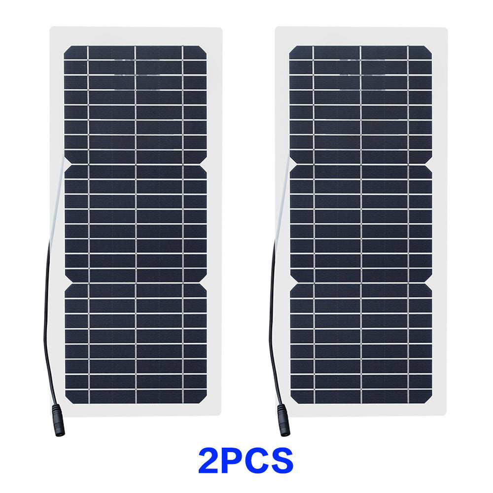 Xinpuguang 12v 10w Transparent semi-flexible silicon Monocrystalline solar panel cell DC module