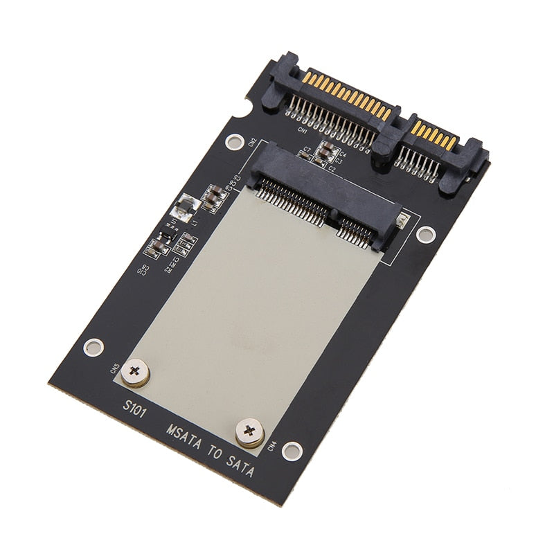 mSATA SSD to 2.5" SATA Drive Convertor Adapter Card plug and play 50mm x 30mm